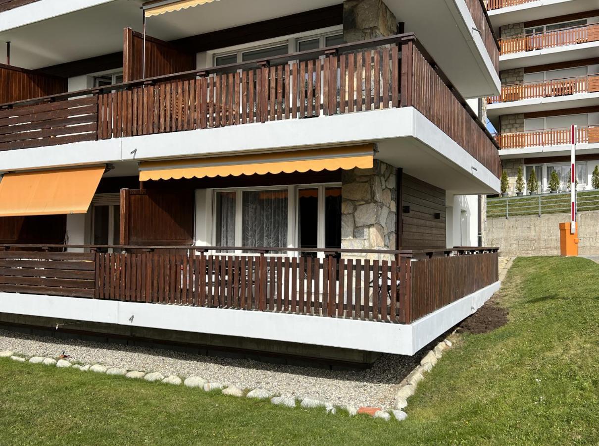 Bel Appartement 3 Pieces Au Pied Des Pistes De Ski Crans-Montana Ngoại thất bức ảnh