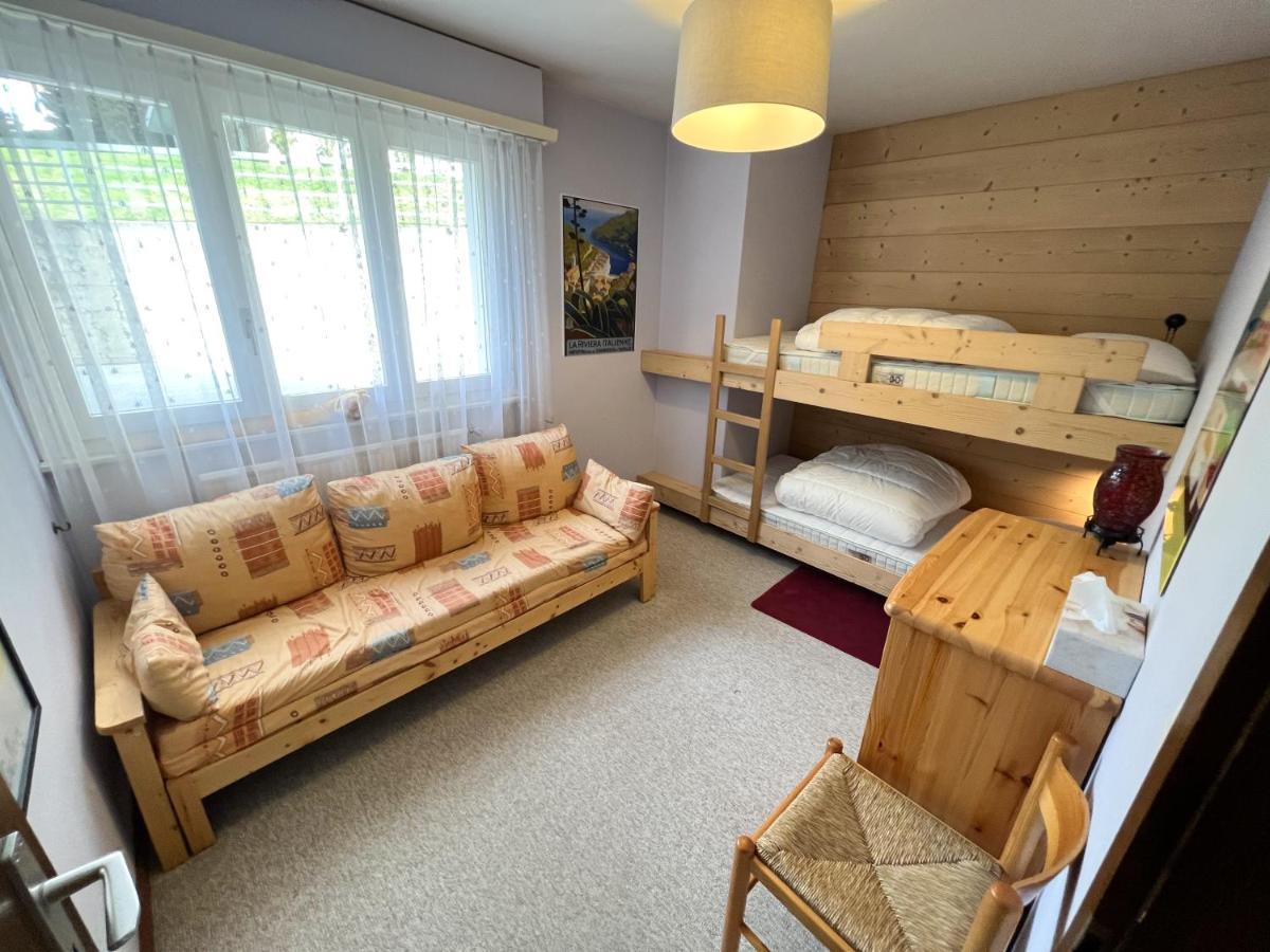 Bel Appartement 3 Pieces Au Pied Des Pistes De Ski Crans-Montana Ngoại thất bức ảnh